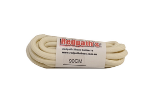 Redpath’s Cream Off White 35 Inch 90cm (4-6 Eyelet) Round Polyester Shoe Laces