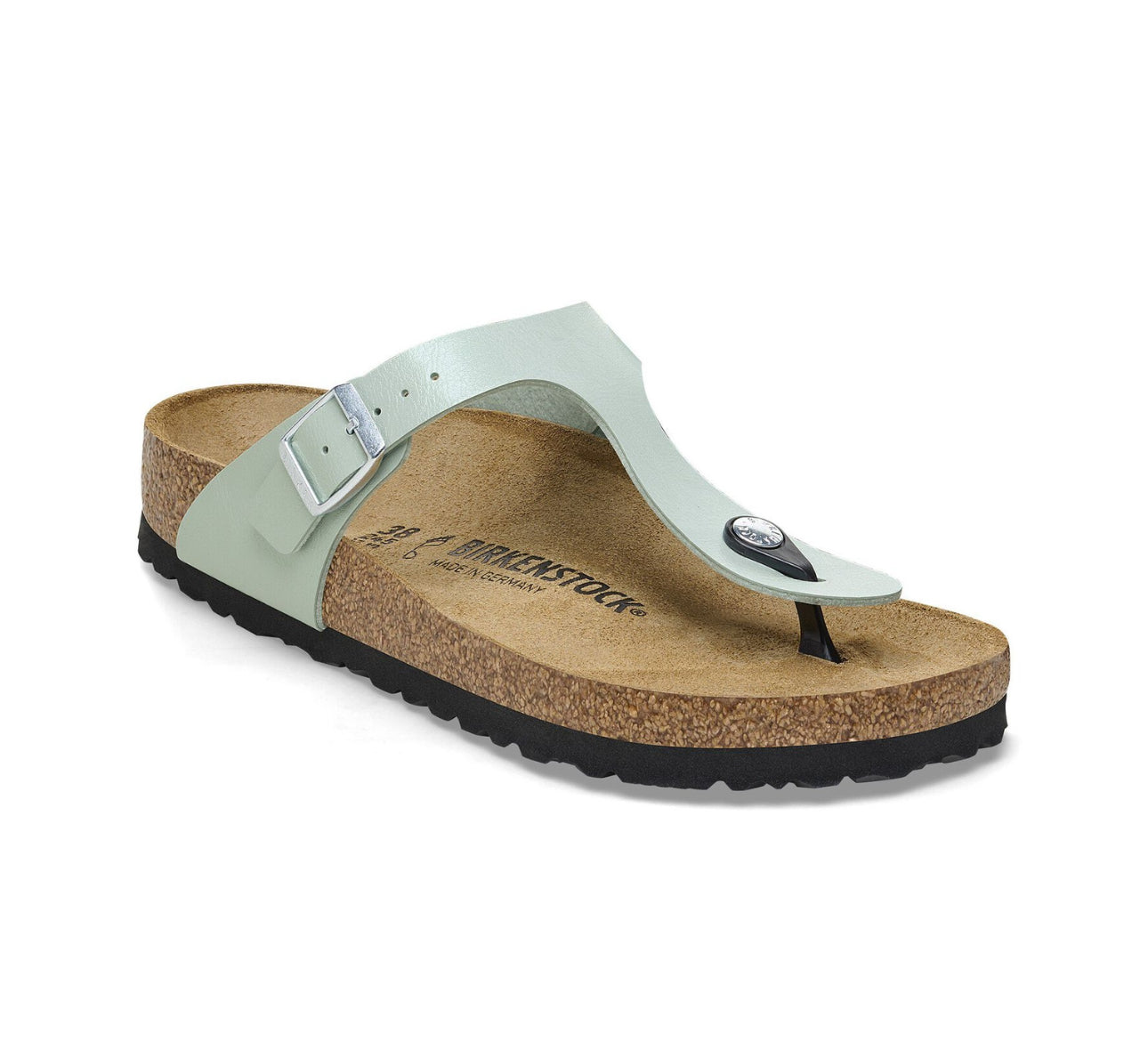 Birkenstock Gizeh Graceful Surf Green Birko-Flor Made In Germany