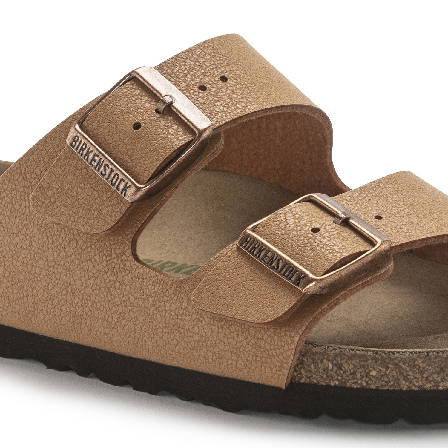 Birkenstock Arizona Pecan Vegan Birko-Flor Nubuck Made In Germany