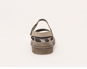 Art 1548 Birmingham Nappa Sesame Light Grey Sandal Made In Spain