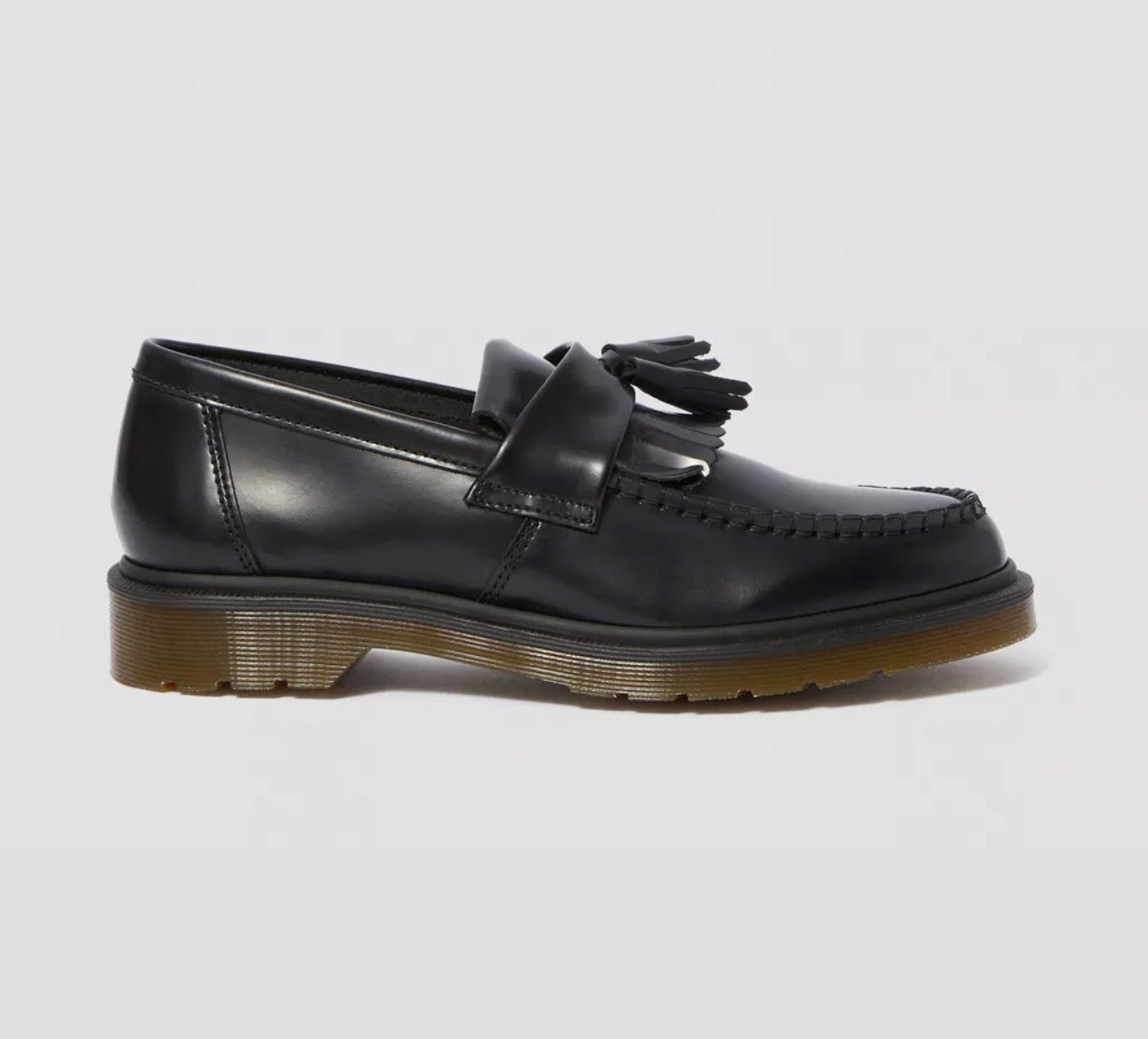 Dr. Martens Adrian Black Smooth Leather Tassel Loafer Shoe – Redpath ...