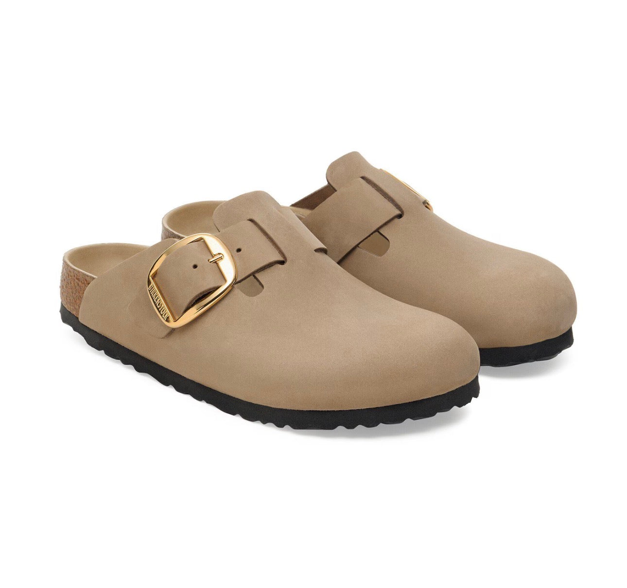 Birkenstock Boston Big Buckle Tabacco Brown Oiled Clog Made In Germany