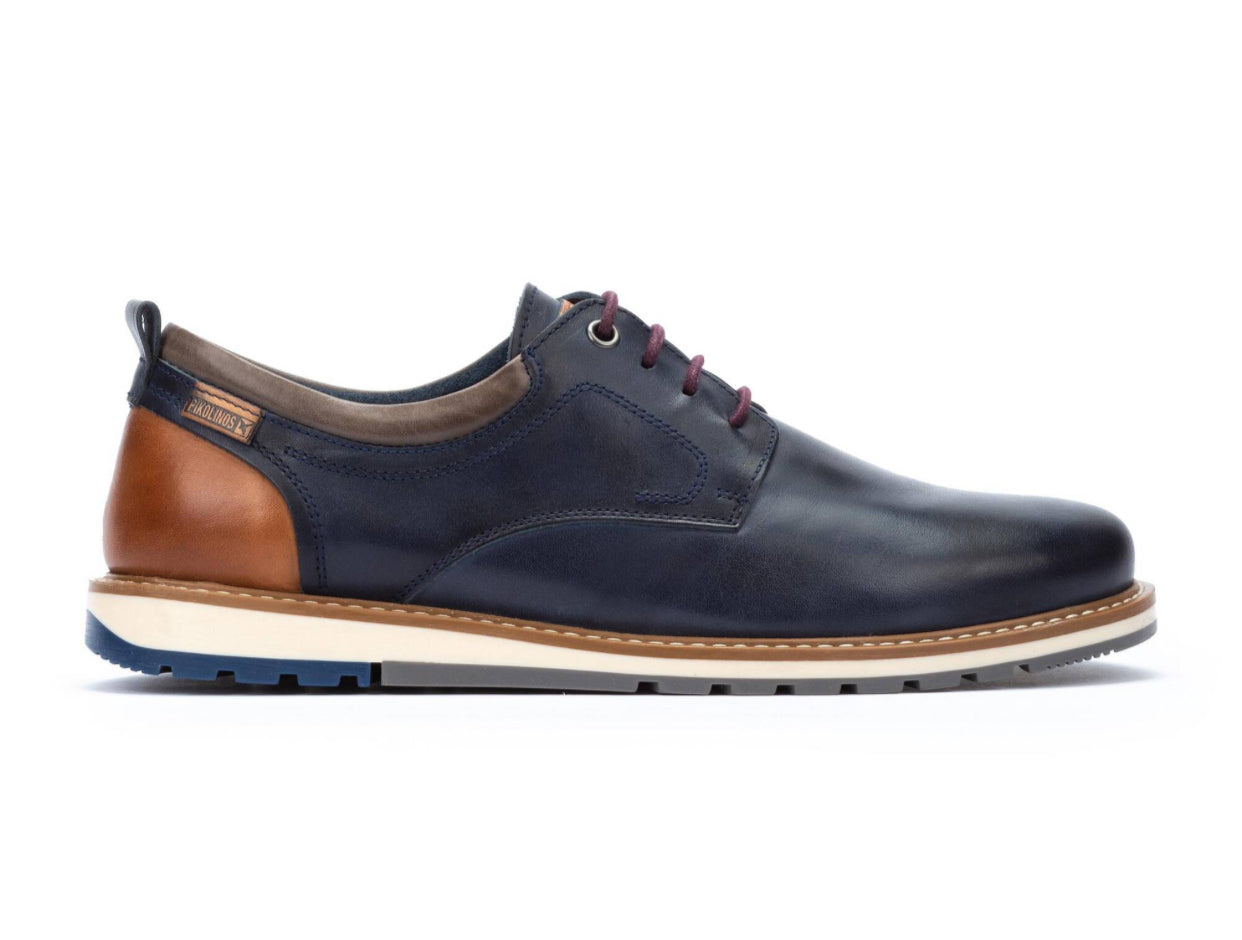 Pikolinos Berna M8J-4183 Blue 4 Eyelet Shoe