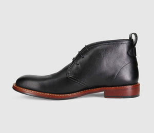 Wild Rhino Bail Black 3 Eyelet Ankle Boot