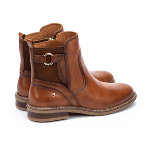 Pikolinos Aldaya W8J-8604C1 Brandy Light Tan Zip Ankle Boot