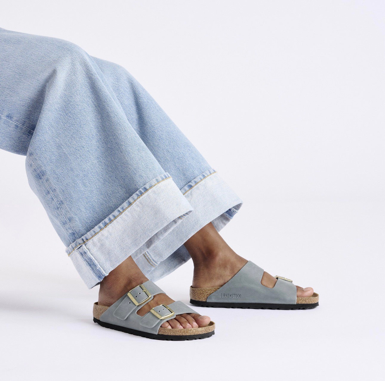 Birkenstock Arizona Basalt Gray Waxy Leather Made In Germany