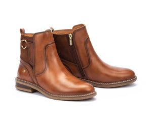 Pikolinos Aldaya W8J-8604C1 Brandy Light Tan Zip Ankle Boot