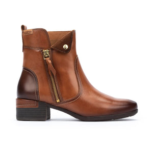 Pikolinos Malaga W6W-8526C1 Brandy Light Tan Zip Ankle Boot