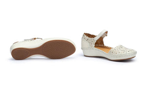 Pikolinos 655-0906 P. Vallarta Nata White Sandal Made In Spain