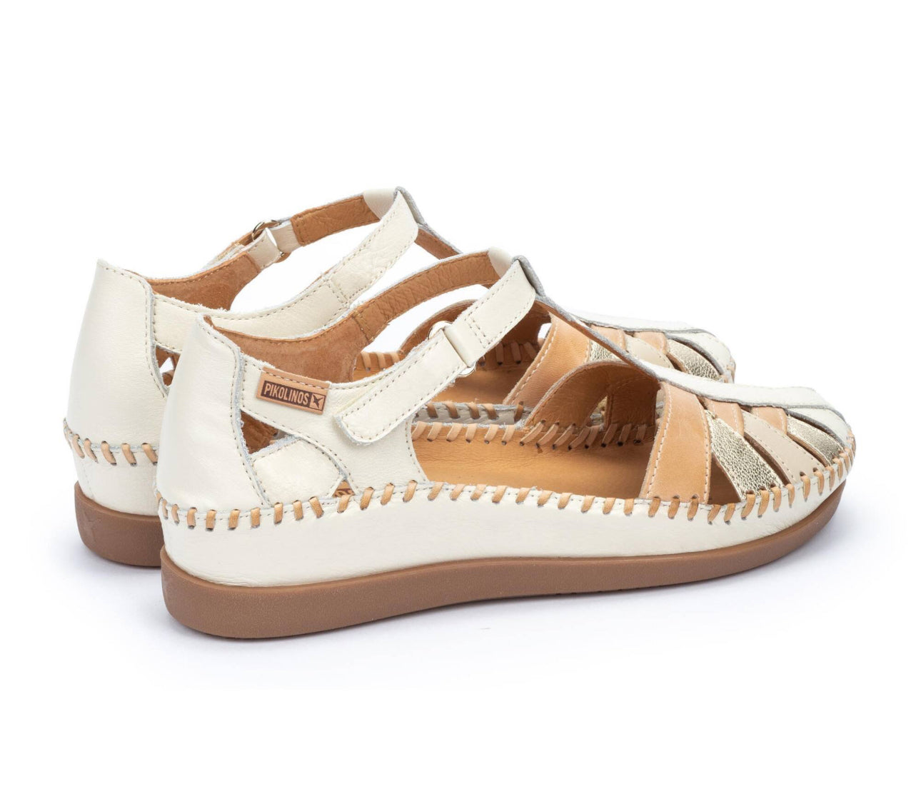 Pikolinos Cadaques W8K-0705C1 Nata Off White Sandal Made In Spain