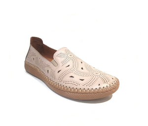 Sala Europe Libby Silver Grey Slip On Shoe Made In Turkey