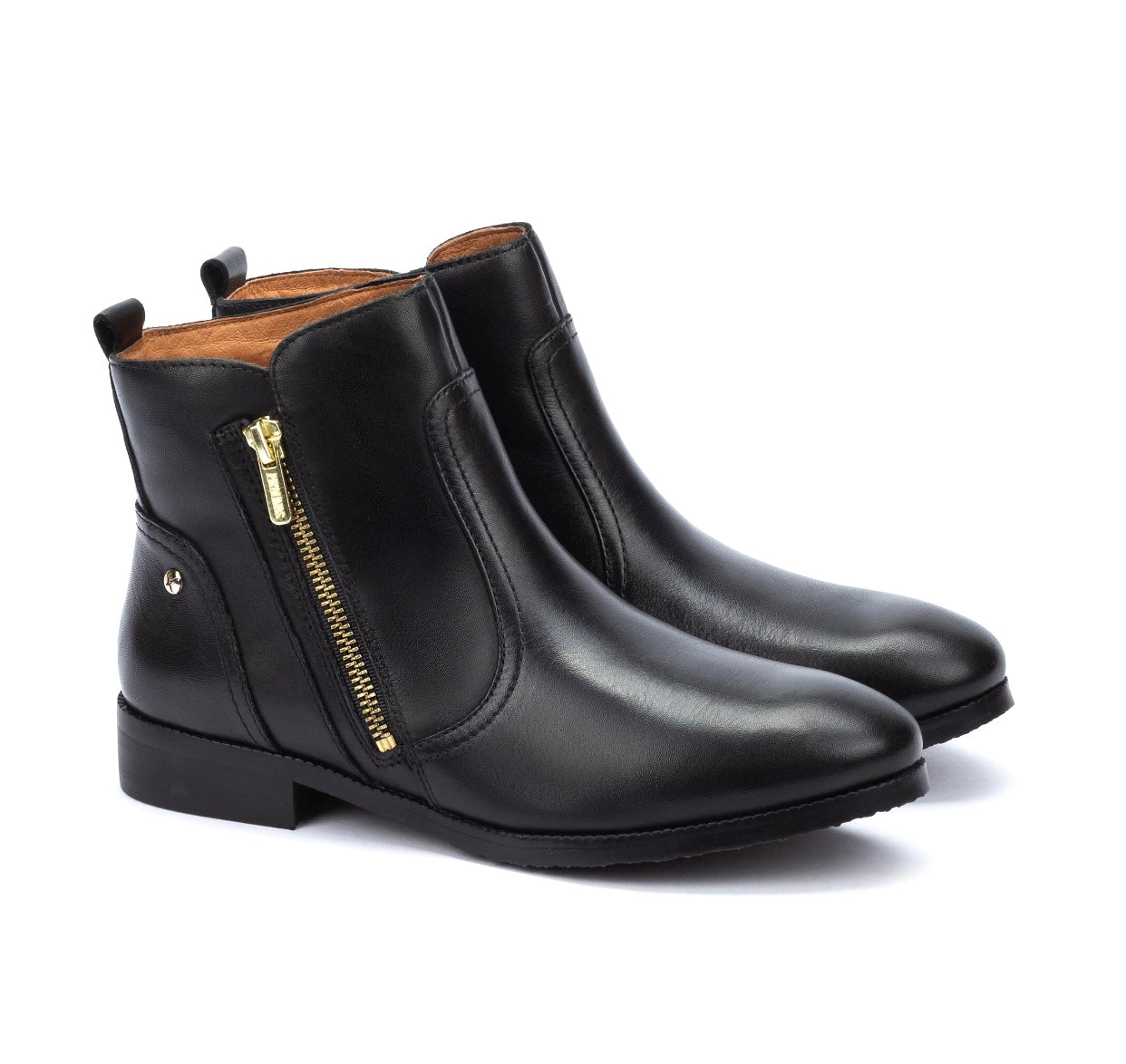 Pikolinos Royal W4D-8795 Black Zip Ankle Boot Made In Spain