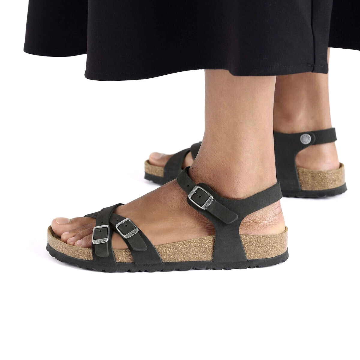 Birkenstock Kumba Black Nubuck Leather Soft Footbed Made In Germany