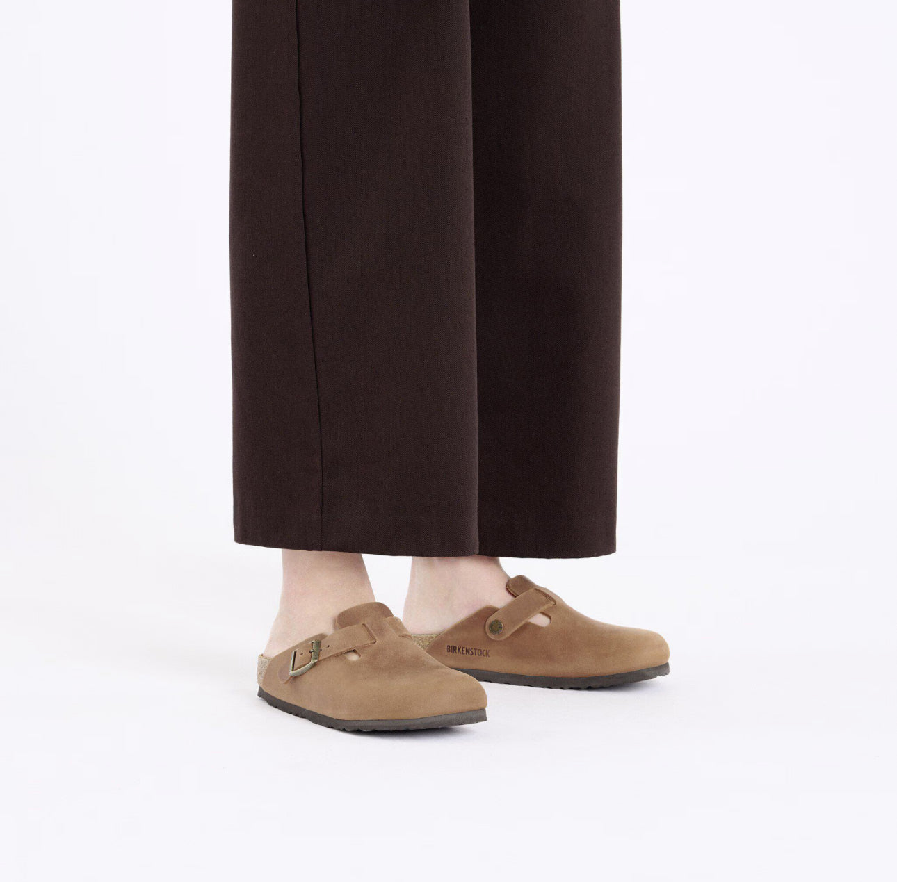 Birkenstock Boston Cognac Brown Oiled Leather Clog Made In Germany