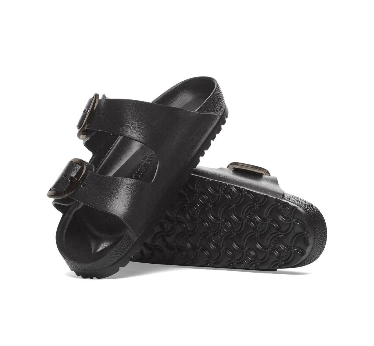 Birkenstock Arizona Black Big Buckle EVA Vegan Made In Germany