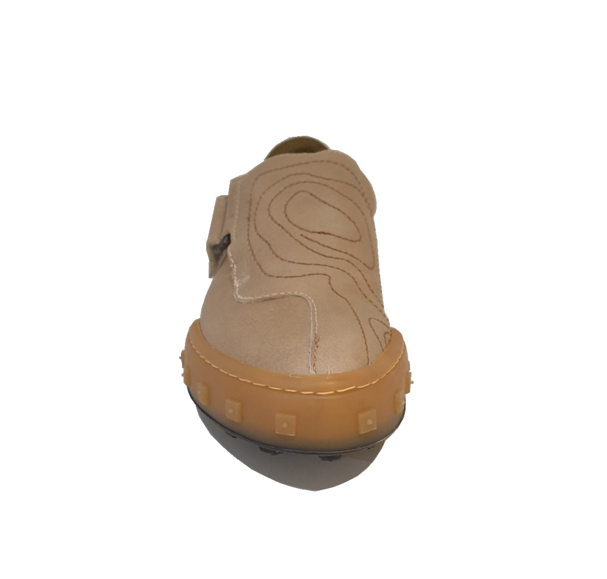 Art W333 Beige Nappa Cross Sky Velcro Slip On Shoe Made In Spain