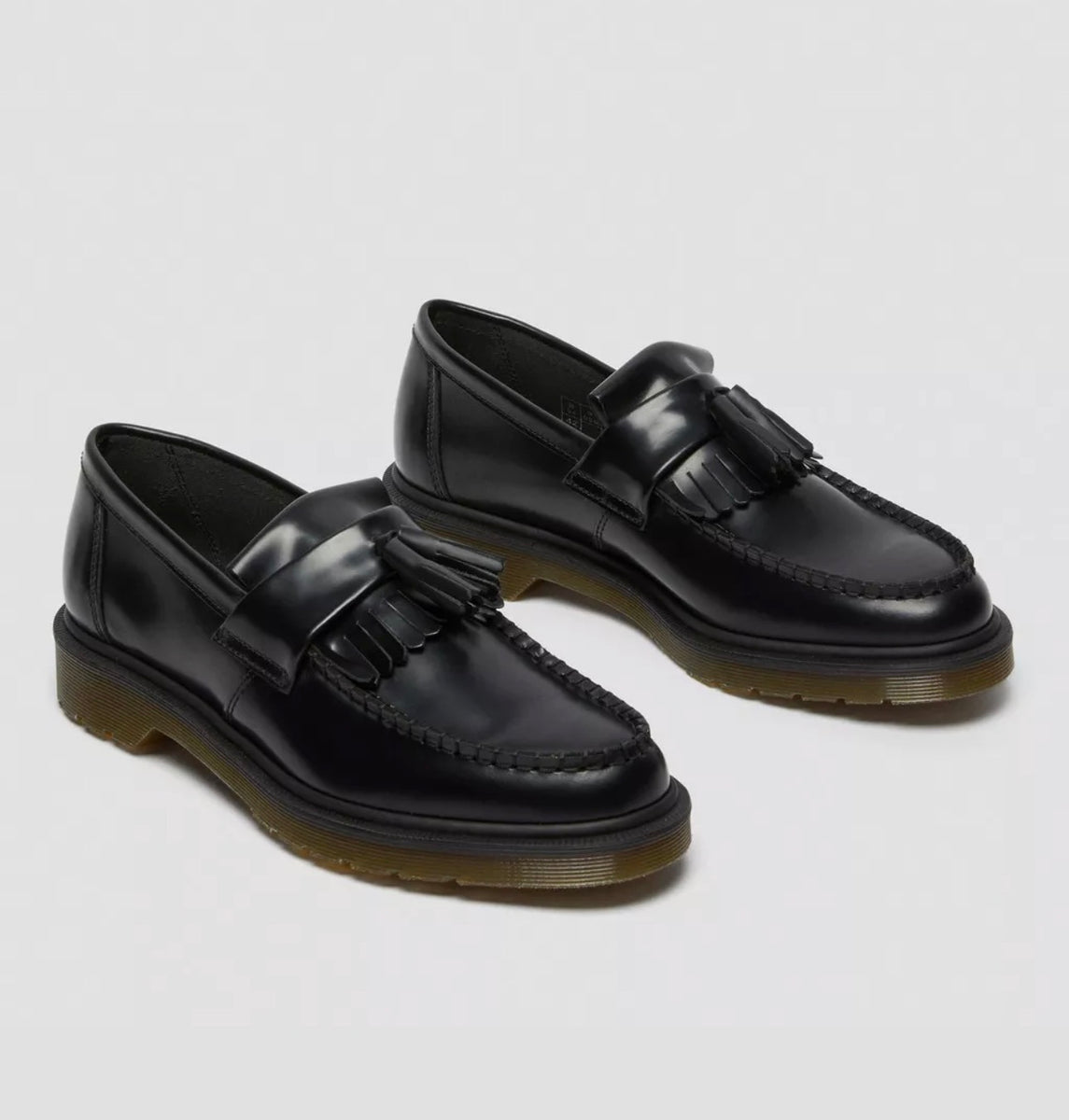 Dr. Martens Adrian Black Smooth Leather Tassel Loafer Shoe – Redpath ...
