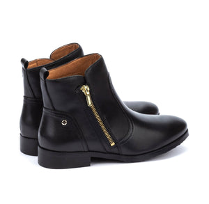 Pikolinos Royal W4D-8795 Black Zip Ankle Boot Made In Spain