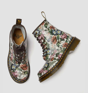Dr. Martens 1460 Multi Floral Garden Print Backhand Ankle 8 Eyelet Boot
