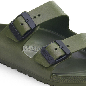 Birkenstock Stealth Buckle Khaki Green Black EVA Vegan Made In Germany