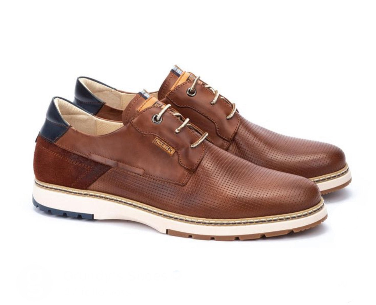 Pikolinos Olvera M8A-4222C1 Cuero Light Tan 3 Eyelet Shoe