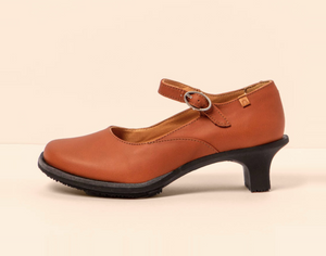 El Naturalista 5996 Toffee Light Tan Igusa Wax Nappa Mary Jane Made In Spain