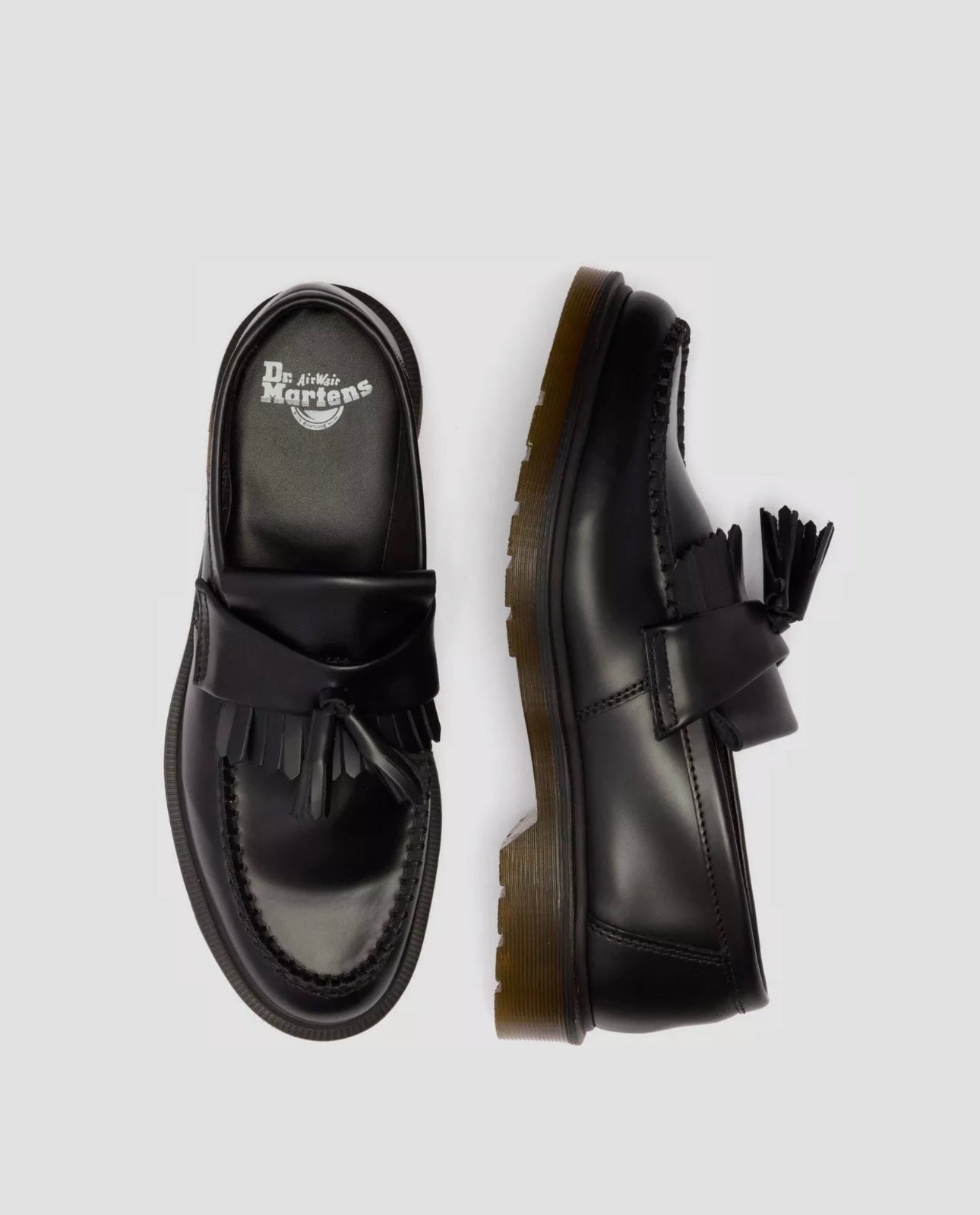 Dr. Martens Adrian Black Smooth Leather Tassel Loafer Shoe – Redpath ...
