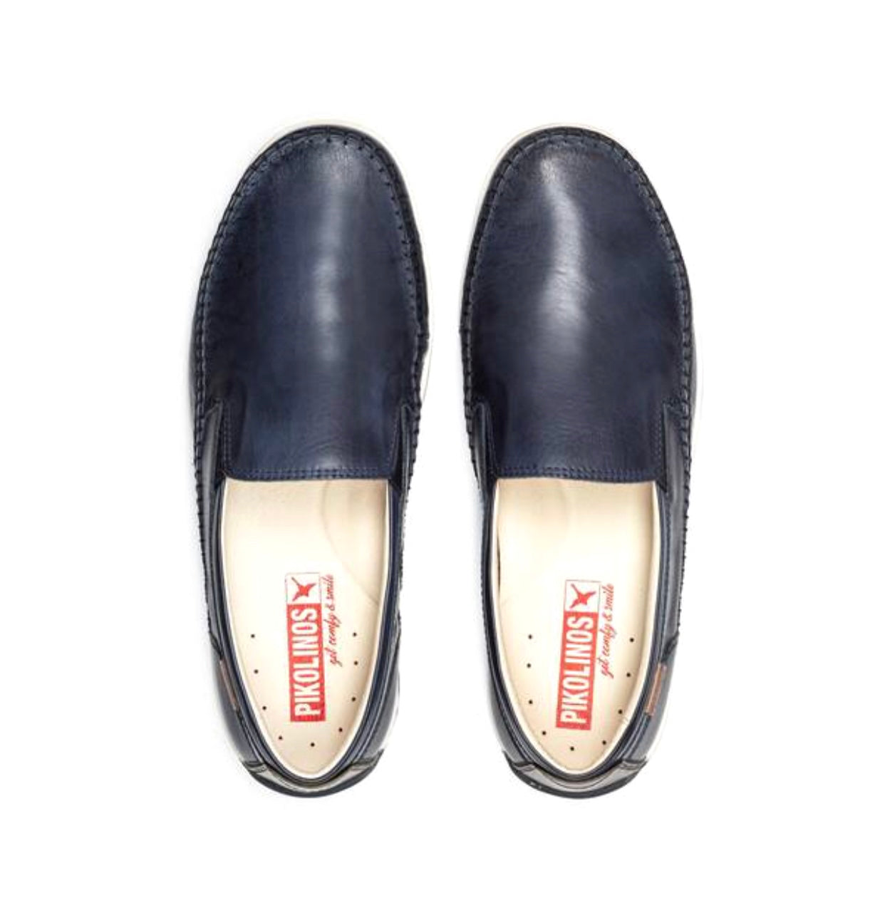 Pikolinos Marbella M9A-3111 Blue Leather Slip On Shoe Made In Spain