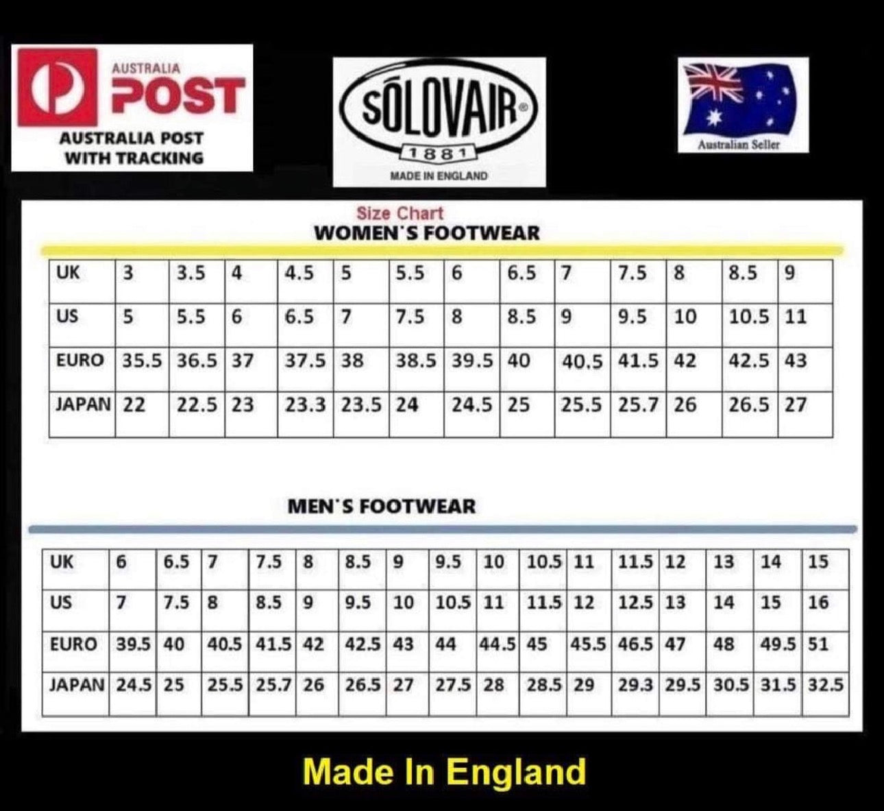 Solovair Black Greasy Leather 3 Eyelet Gibson Shoe Made In England