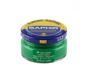 Saphir 49 Vert Jardin Garden Green Renovating Cream Polish 50ml Made In France