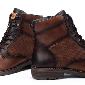 Pikolinos York M2M-8156C1 Cuero 6 Eyelet Zip Ankle Boot