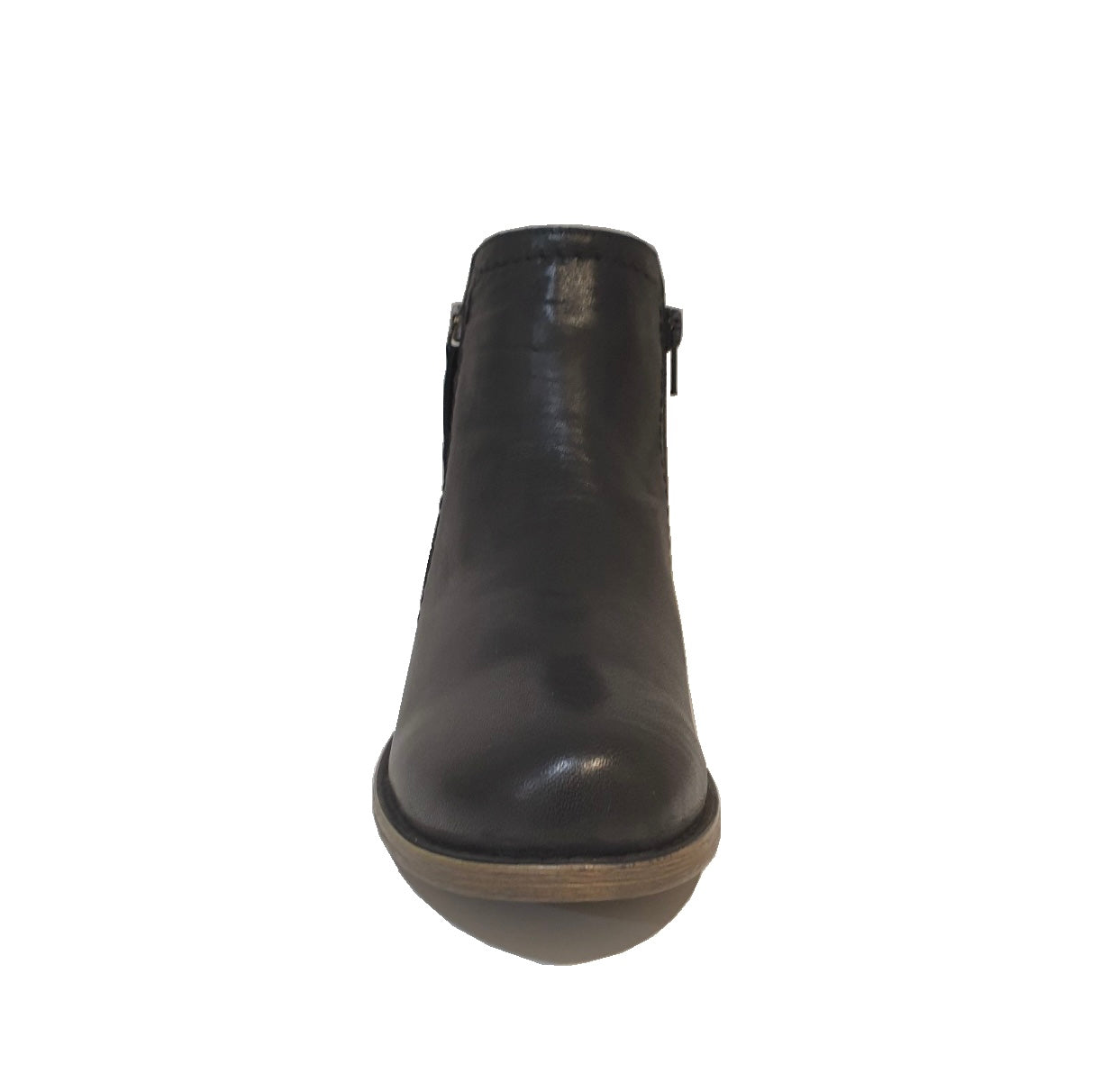 Sala Europe Eva-2 Black Double Zip Ankle Boot Made In Turkey
