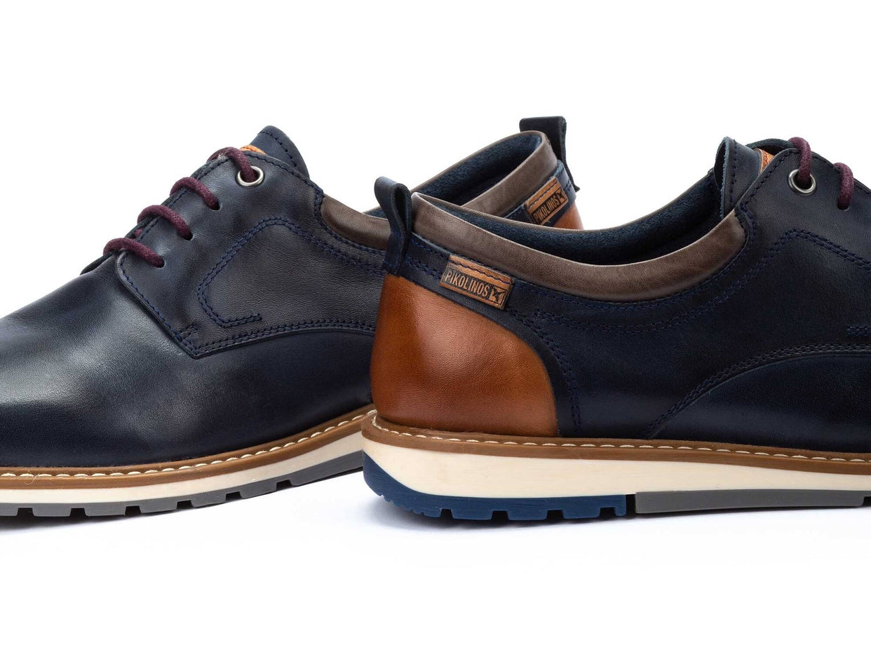 Pikolinos Berna M8J-4183 Blue 4 Eyelet Shoe