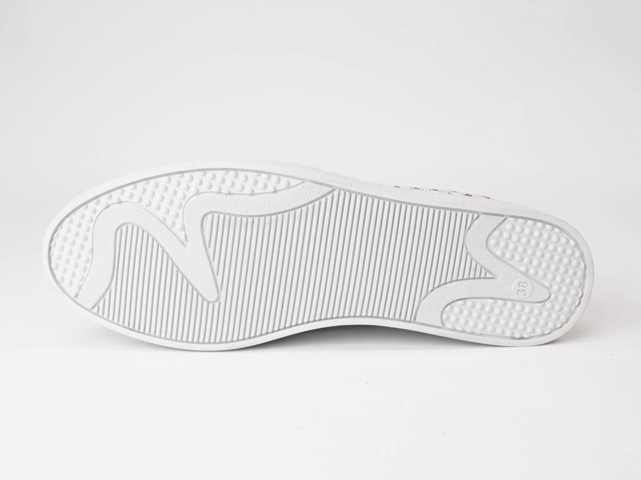 Sala Europe Lasso White Perforated Leather Slip On Shoe Made In Turkey