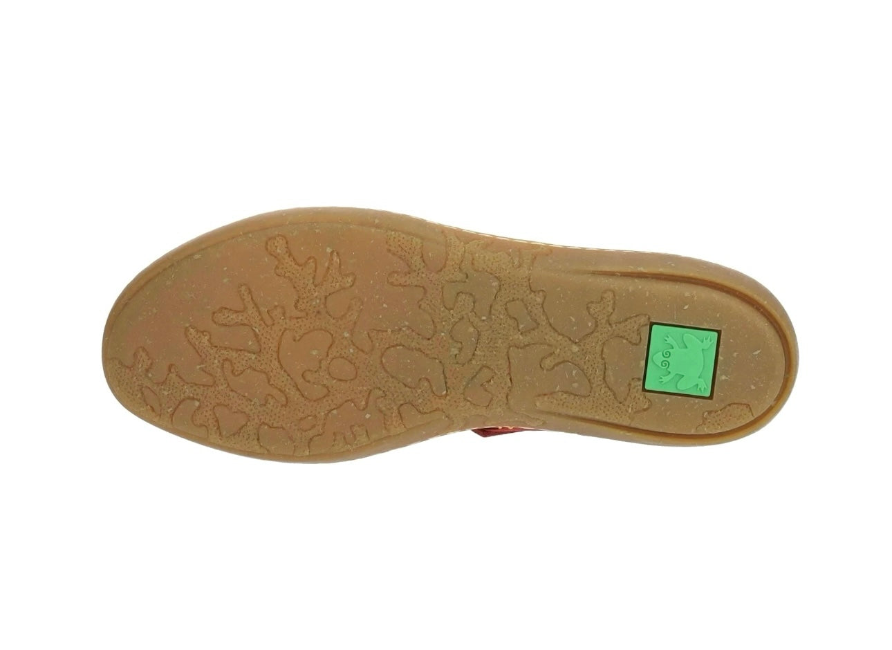 El Naturalista 5301 Frambuesa Pink Red Coral Pleasant Elastic Strap Mary Jane Made In Spain