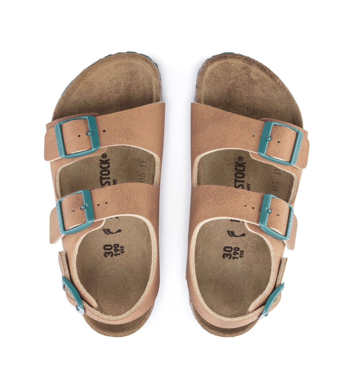 Birkenstock Milano Kids Kinder Desert Soil Ginger Brown Birko-Flor Made In Germany