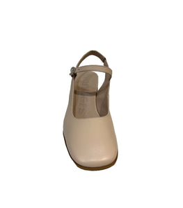Wonders H-6307 Iseo V Palo Beige Cream Leather Court Shoe Made In Spain