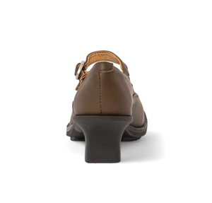 El Naturalista 5996 Forest Khaki Green Igusa Wax Nappa Mary Jane Made In Spain