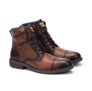 Pikolinos York M2M-8156C1 Cuero 6 Eyelet Zip Ankle Boot