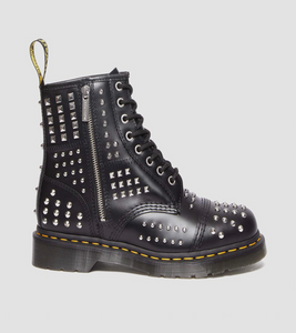 Dr. Martens 1460 Black Atlas Studded 8 Eyelet Boot