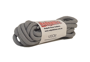 Redpath’s Light Grey 47 Inch 120cm (6-8 Eyelet) Round Polyester Shoe Laces