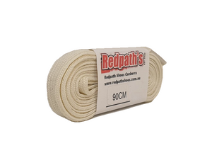 Redpath’s Cream Off White 35 Inch 90cm (4-6 Eyelet) Flat Polyester Shoe Laces