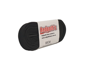 Redpath’s Black 35 Inch 90cm (4-6 Eyelet) Flat Polyester Shoe Laces