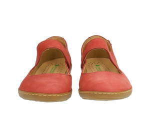 El Naturalista 5301 Frambuesa Pink Red Coral Pleasant Elastic Strap Mary Jane Made In Spain