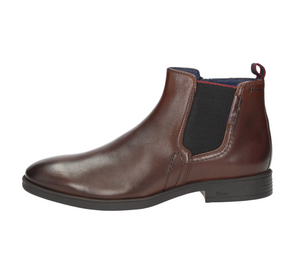 Sioux 39873 Foriolo-704-H Marrone Dark Brown Leather Zip Elastic Sided Ankle Boot