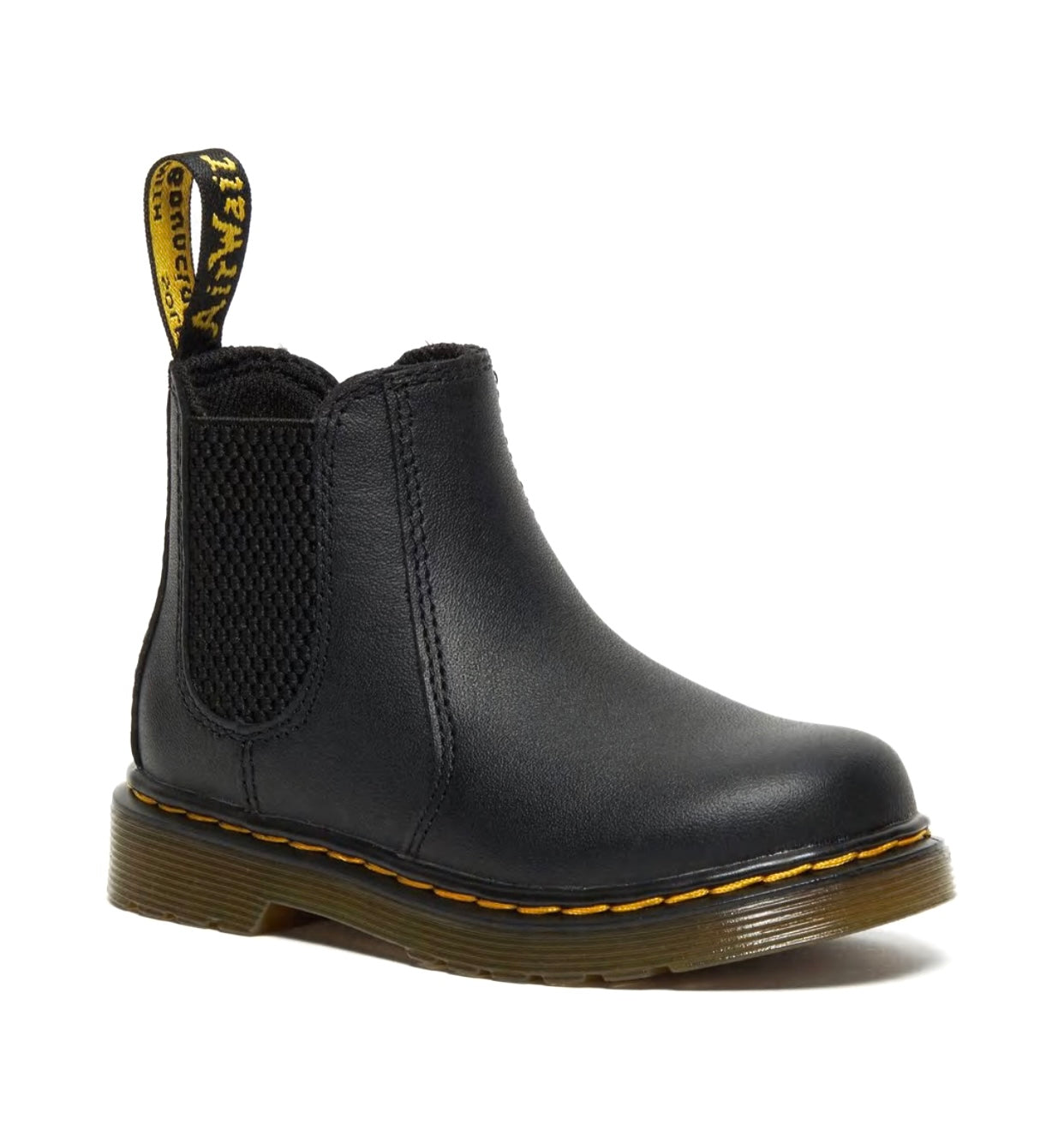 Dr. Martens 2976 Shenzi Black Softy T Infant Zip Chelsea Boot