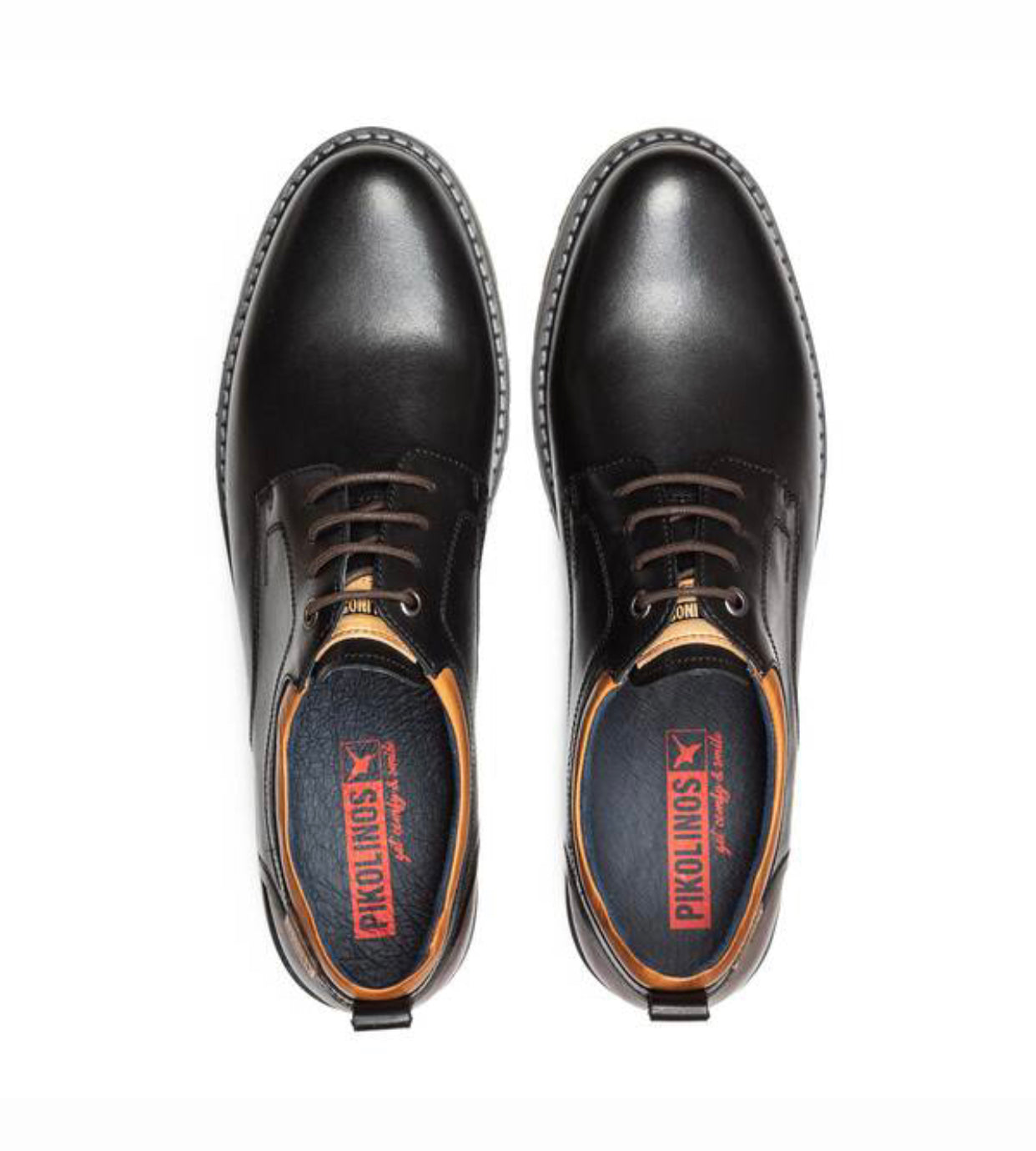 Pikolinos Berna M8J-4183 Black 4 Eyelet Shoe