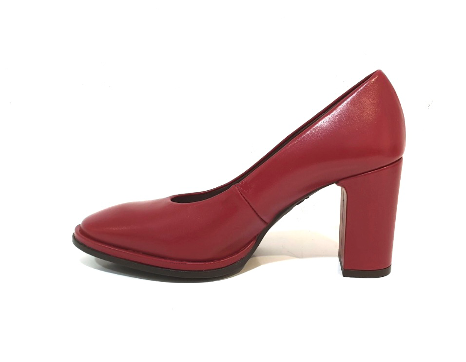 Wonders M-5101 Iseo I Rubi Red Leather High Heel Court Shoe Made In Spain