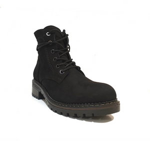 Sala Europe Logger Black 6 Eyelet Ankle Boot Made In Turkey