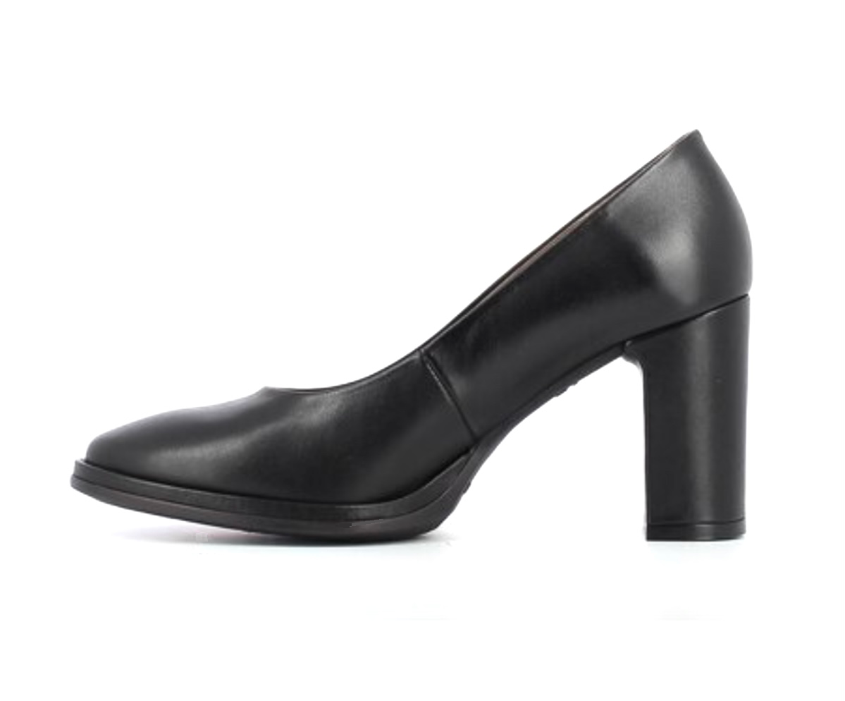 Wonders M-5101 Iseo I Negro Black Leather High Heel Court Shoe Made In Spain